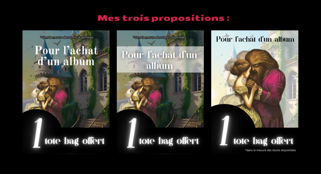 propositions de visuels réalisés dans un premier temps